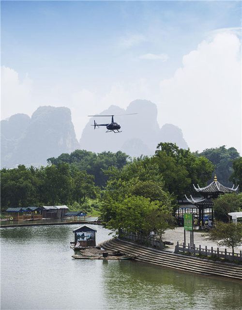 Hubschrauber Rundflug über Guilin